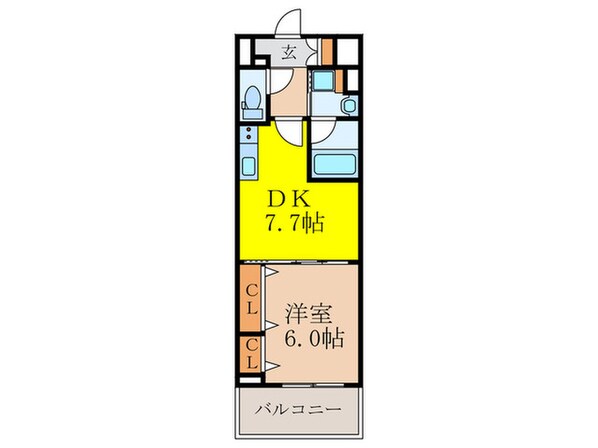 フィ－ルドライト新大阪の物件間取画像